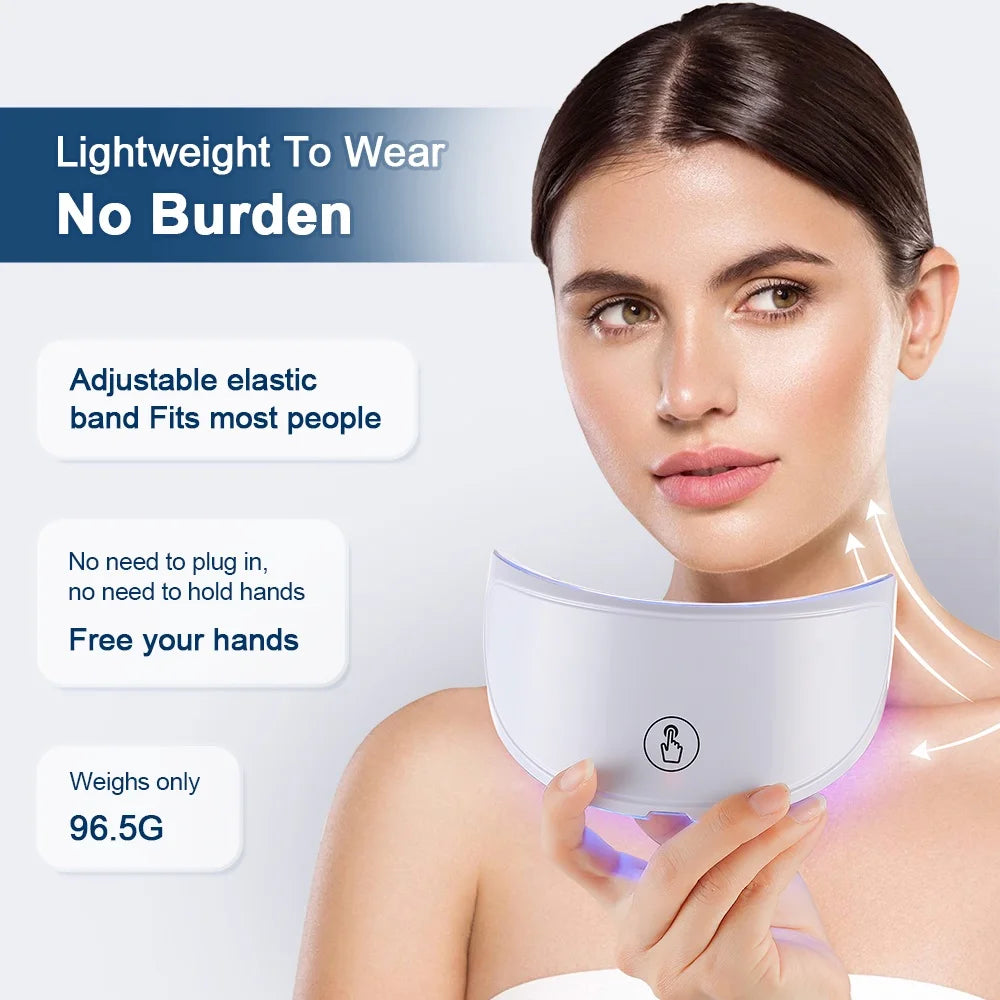LED Rotlicht Therapie Gesichtsmaske